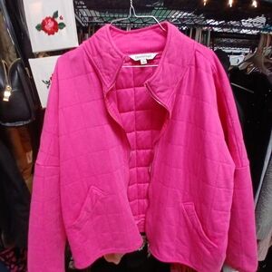 Women's Pink Quilted Jacket